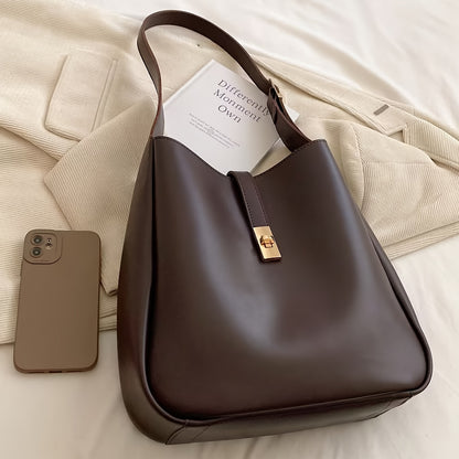 Structured Bucket Bag for Women Crossbody Shoulder Strap for Work Travel Everyday