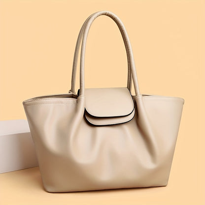 Tote Bag for Women PU Shoulder Handbag Large Capacity for Work Evening Shopping