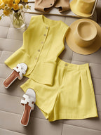 Vest & Shorts Set by Maisonvirelle