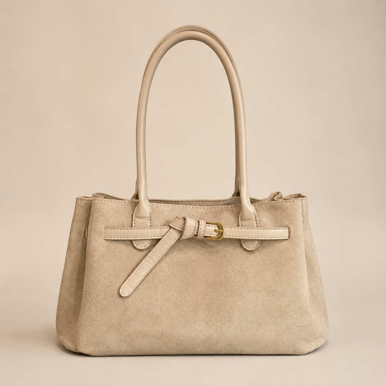 Shoulder Bag for Women Faux Suede Large Handbag for Work Daywear Autumn Winter