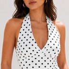 Polka Dot Halter Top