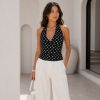 Polka Dot Halter Top