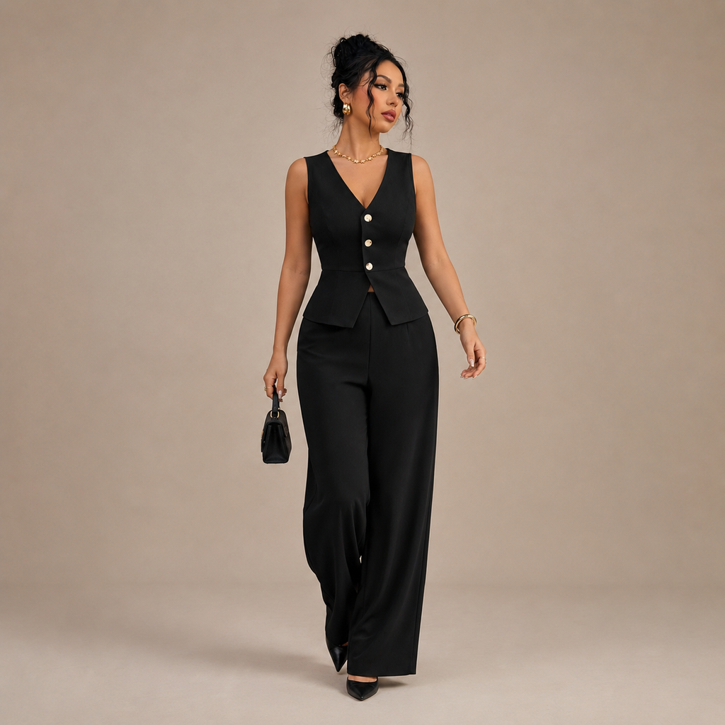 Sleeveless Office Co-Ord