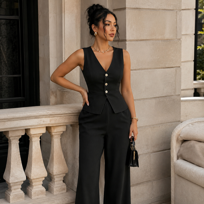 Tailored Co Ord Set for Women Soft Feel Everyday Fit for Office Work Daily