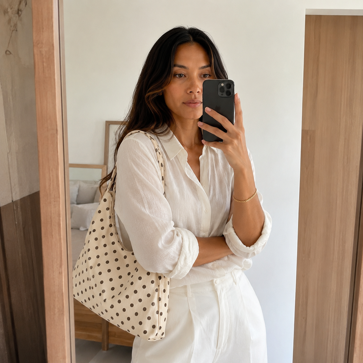 Polka Dot Tote Bag