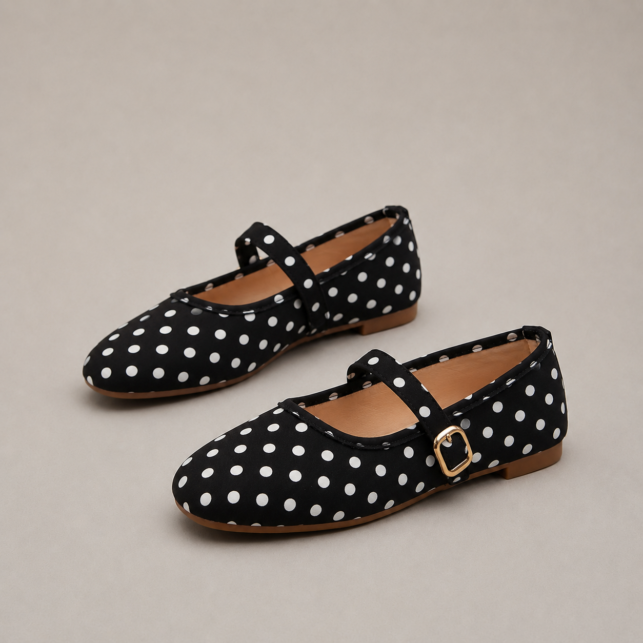Polka Dot Mary Janes