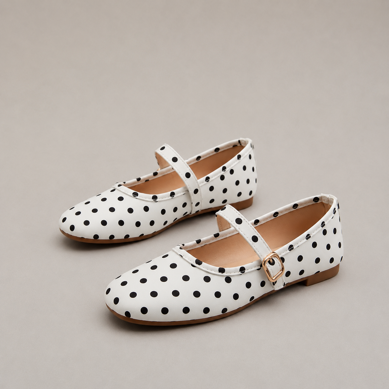 Polka Dot Mary Janes