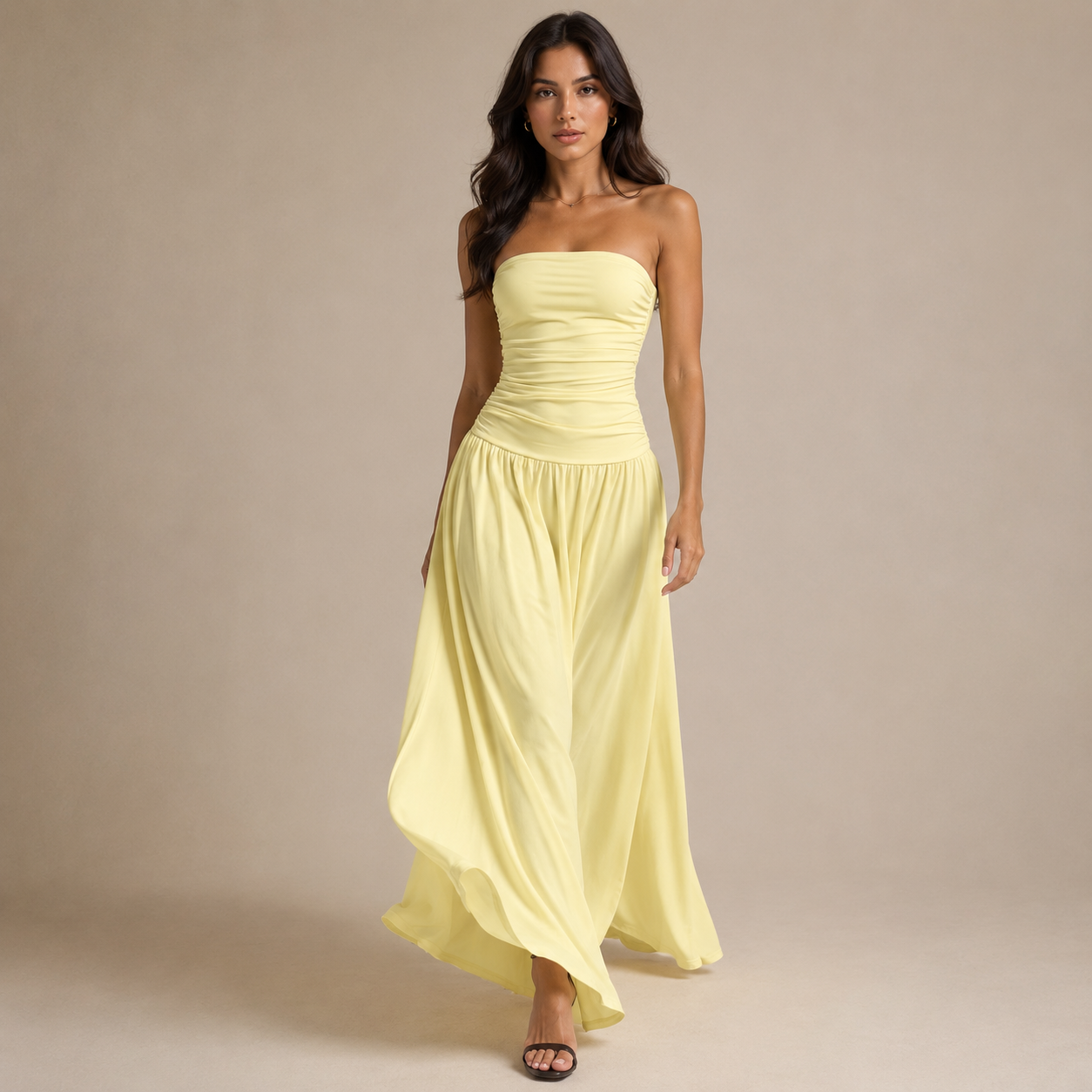 Butter Yellow Maxi Dress