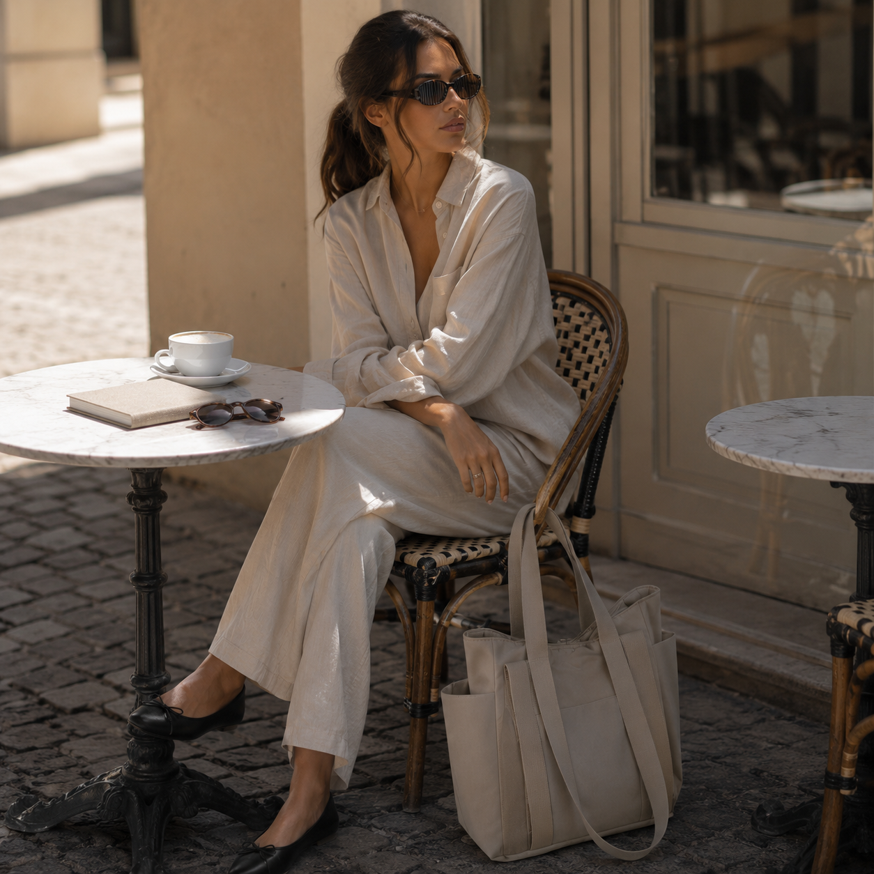 Tote Bag for Women Structured Shoulder Bag for Office Work Travel Everyday