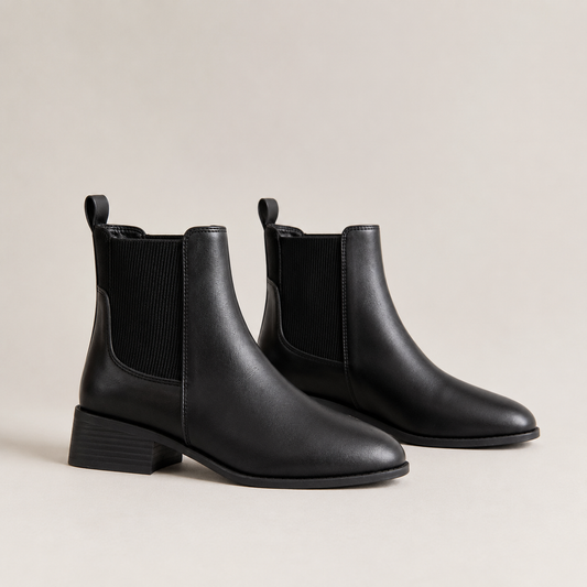 Chelsea Boots for Women Low Heel Slip On Ankle Boots for Work Travel Everyday