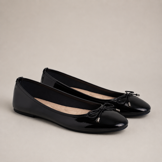 Ballet Flats for Women Square Toe Cushioned Slip On Shoes for Work Travel Everyday