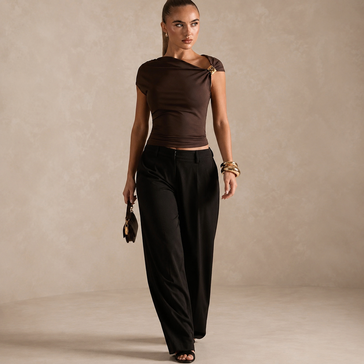 Asymmetric Off-Shoulder Top