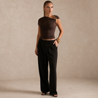Asymmetric Off-Shoulder Top