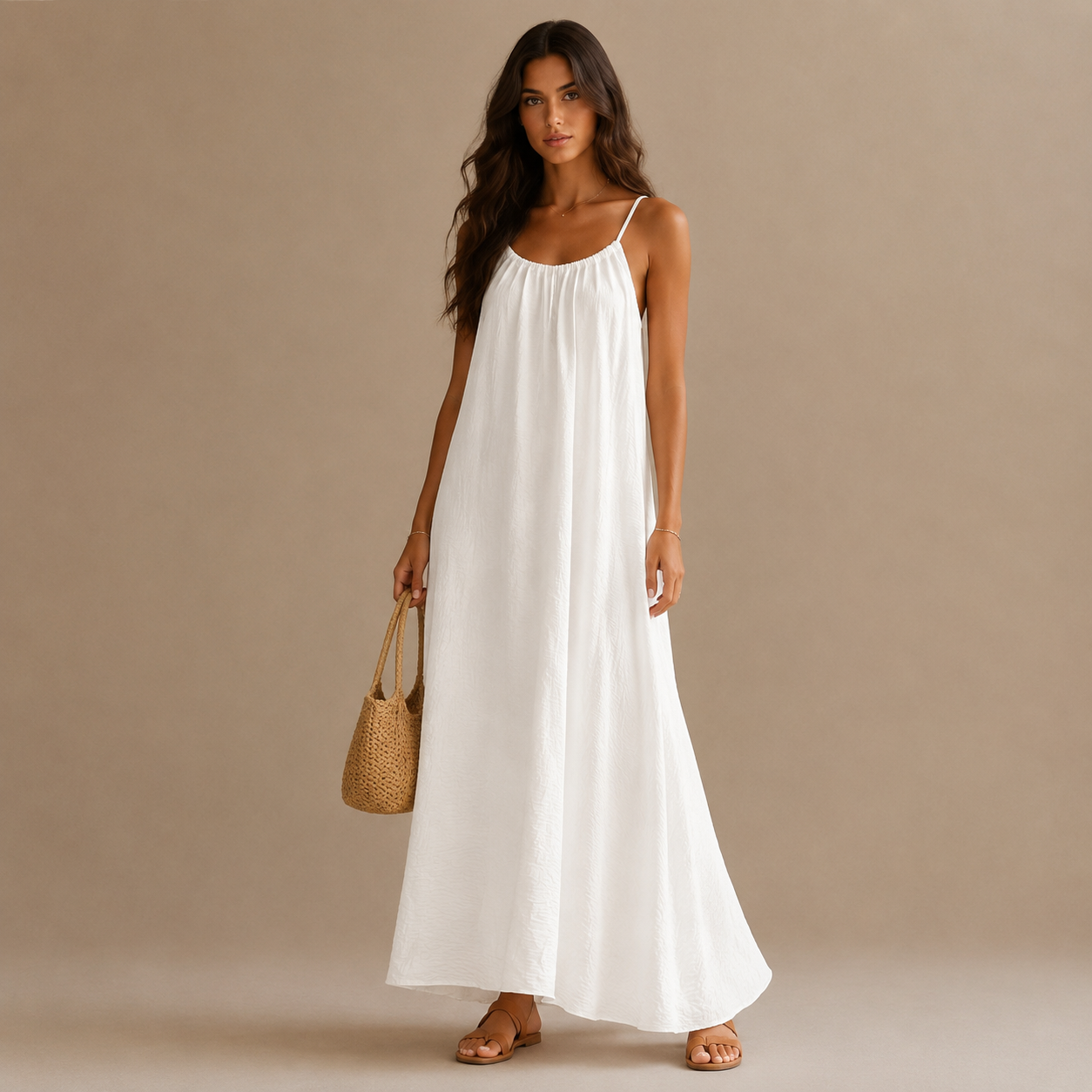 Backless Holiday Maxi Dress