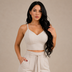 Front-Knot Cami Set
