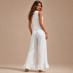 Linen Vest Trouser Set