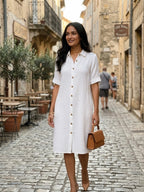 Button Shirt Dress