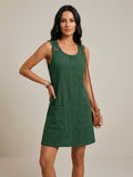Striped A-Line Dress