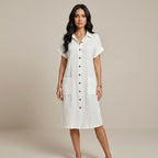 Button Shirt Dress