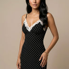 Lace V-Neck Maxi Dress