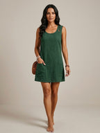 Striped A-Line Dress