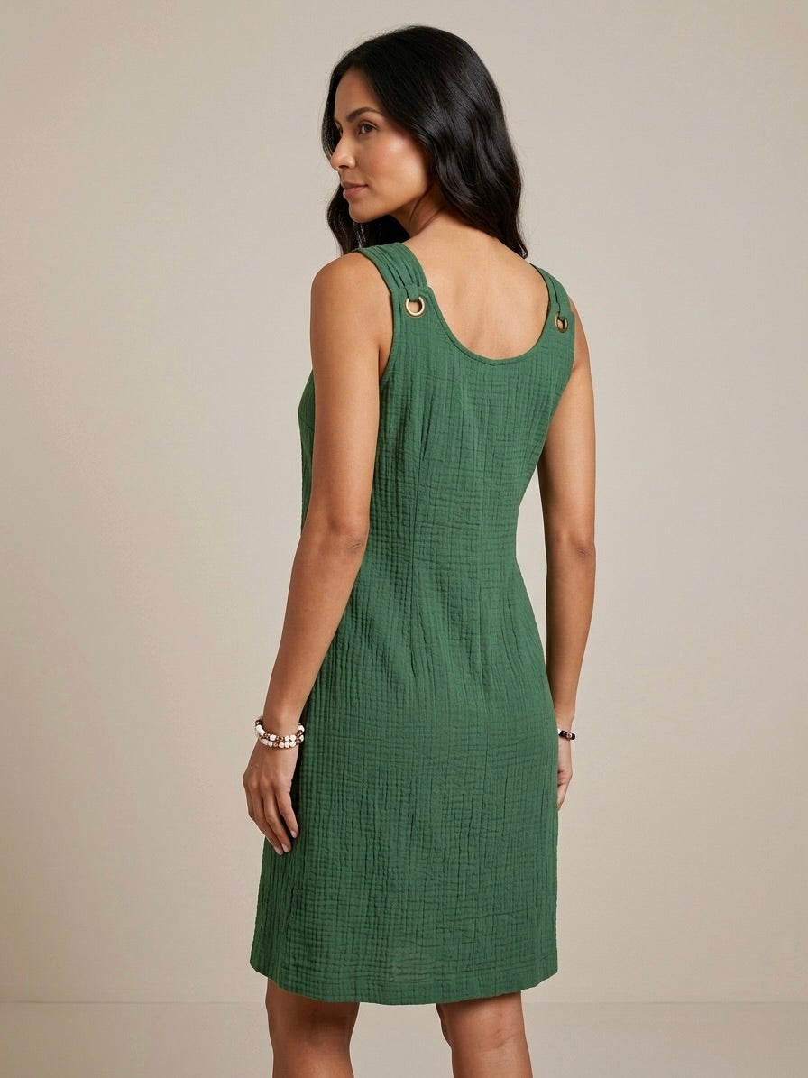 Striped A-Line Dress