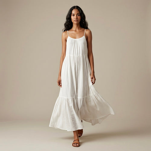 Backless Holiday Maxi Dress