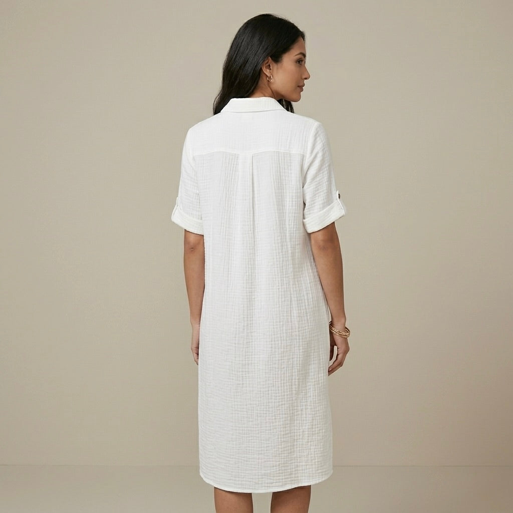 Button Shirt Dress