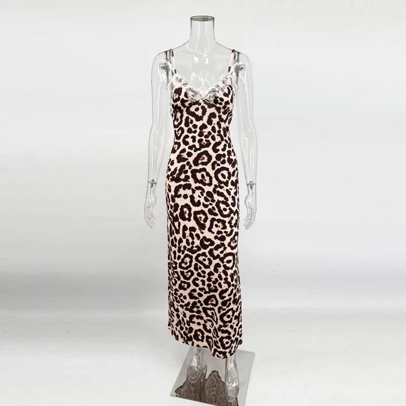 Lace V-Neck Maxi Dress by Maisonvirelle