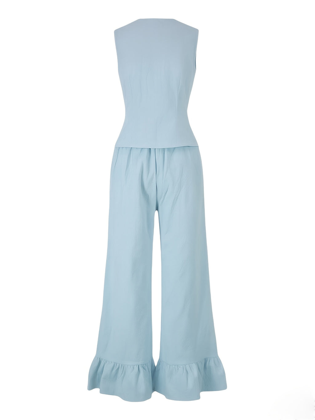 Linen Waistcoat Trouser Set by Maisonvirelle