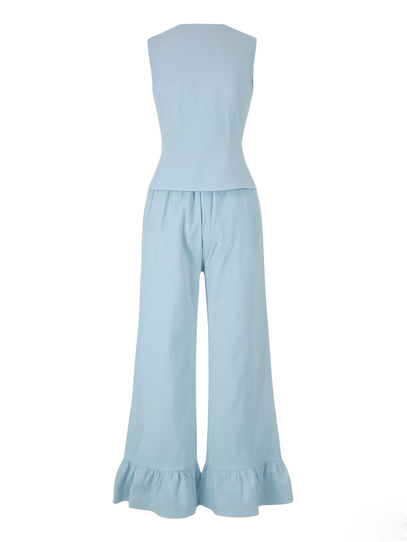 Linen Waistcoat Trouser Set by Maisonvirelle