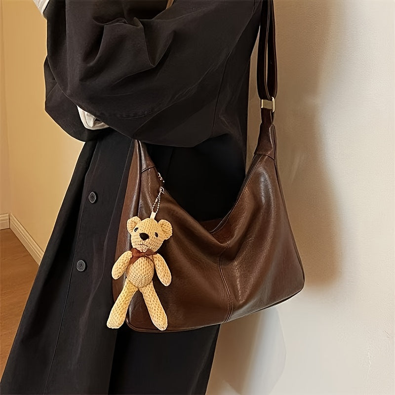 Crossbody Bag for Women Vintage Large Capacity Shoulder Tote for Work Travel Everyday