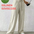 Striped Linen Trousers by Maisonvirelle