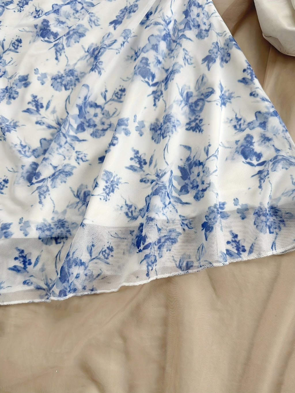 Floral Mesh-Back Dress by Maisonvirelle