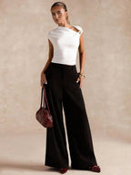Asymmetric Off-Shoulder Top by Maisonvirelle