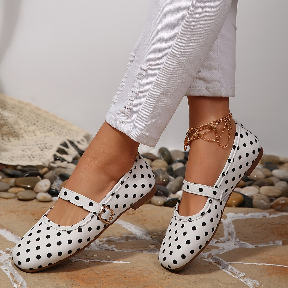 Polka Dot Mary Janes by Maisonvirelle