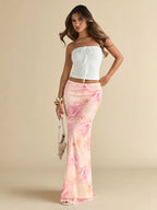 Printed Maxi Skirt by Maisonvirelle