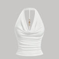 Halter Neck Vest Top by Maisonvirelle