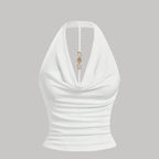 Halter Neck Vest Top by Maisonvirelle