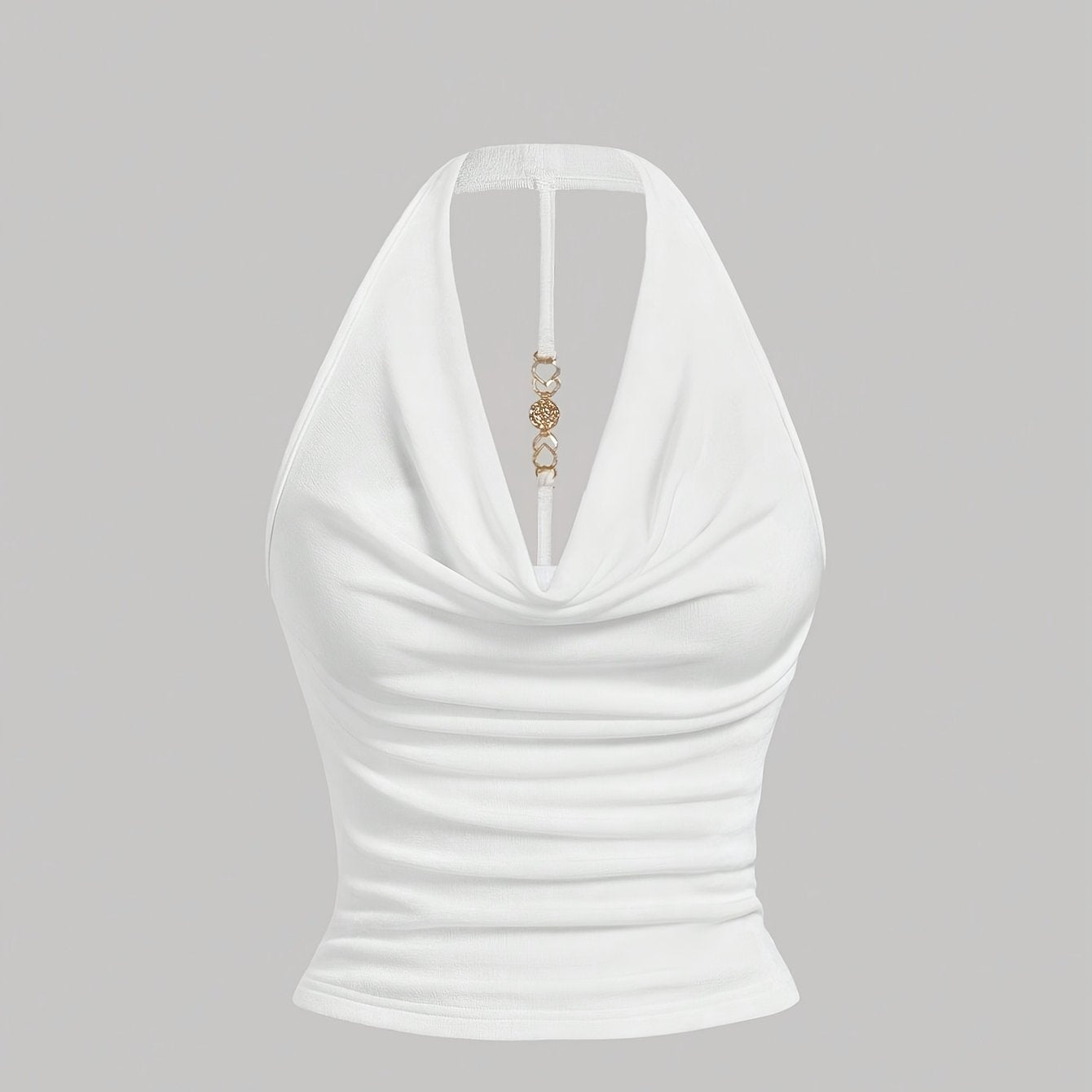 Halter Neck Vest Top by Maisonvirelle