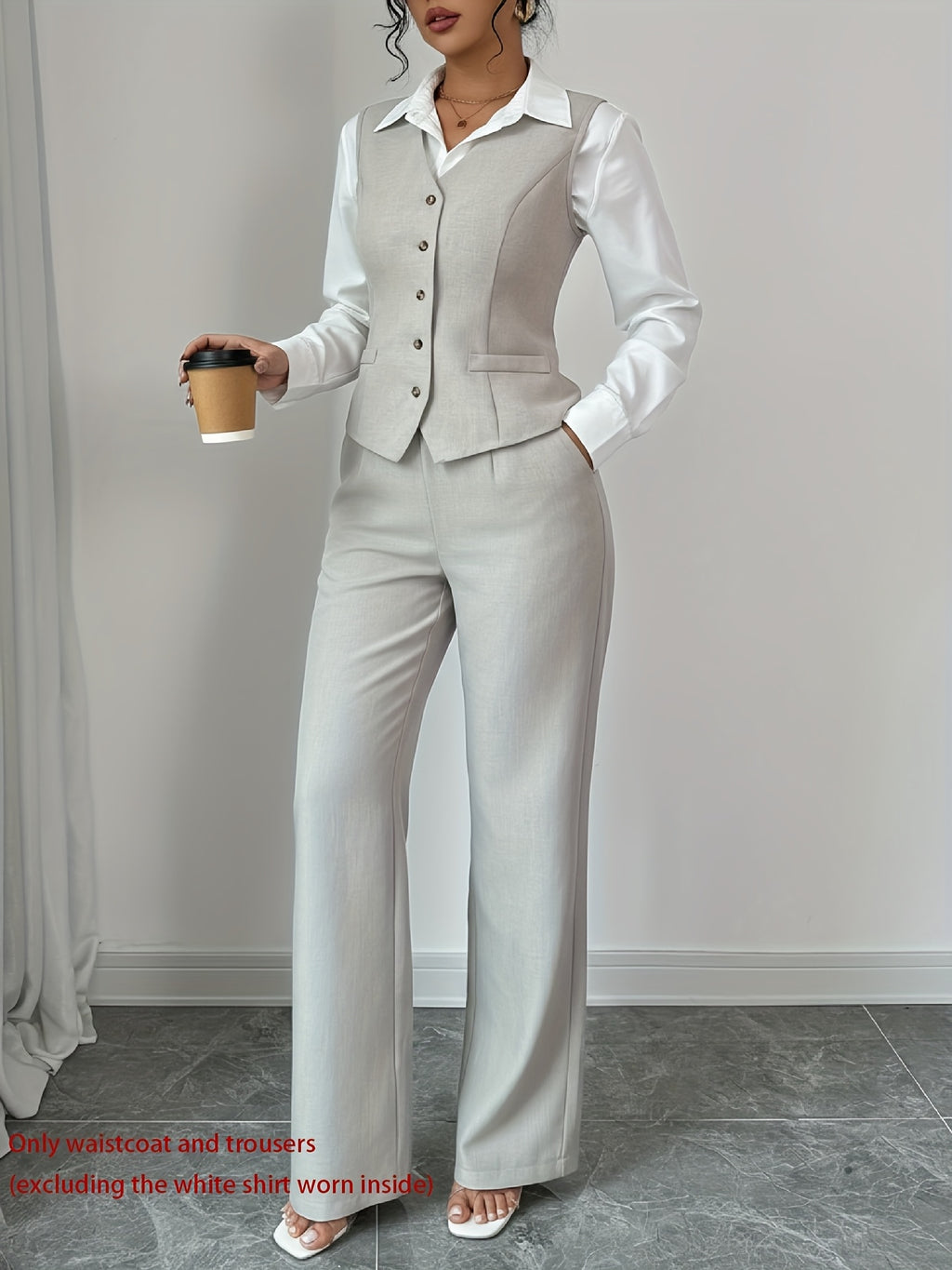 Tailored Wide-Leg Set by Maisonvirelle