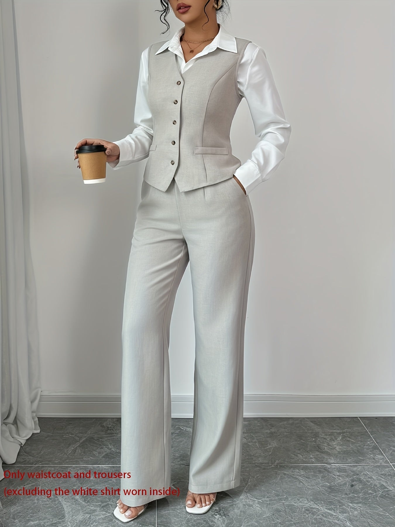 Tailored Wide-Leg Set by Maisonvirelle