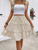 Floral Mini Skirt by Maisonvirelle