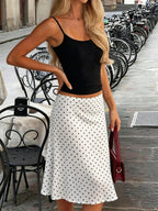 Polka Dot Mesh Skirt by Maisonvirelle