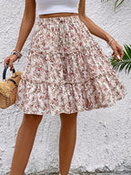 Tiered A-Line Skirt by Maisonvirelle