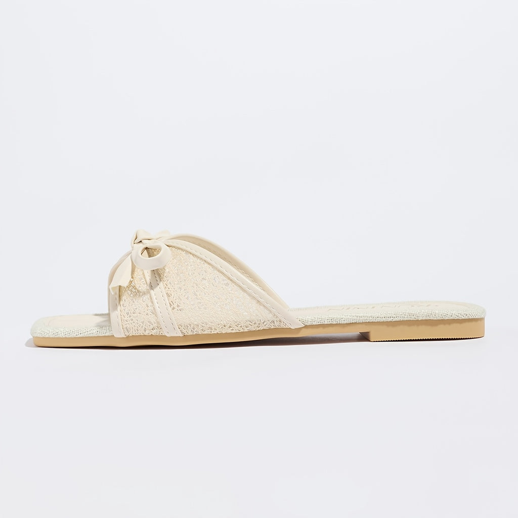 Mesh Bow Sandals by Maisonvirelle