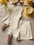 Vest & Shorts Set by Maisonvirelle