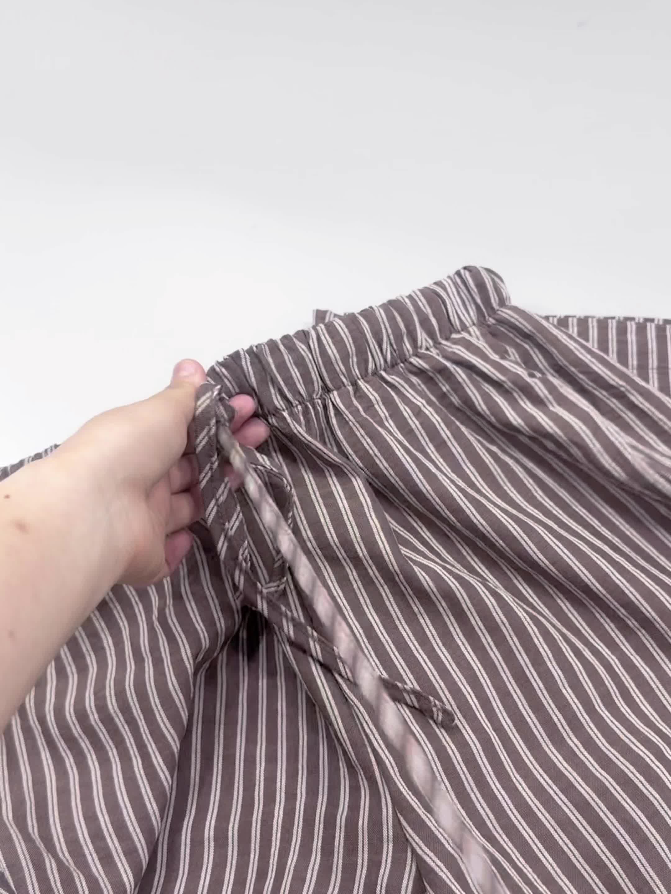 Linen Drawstring Trousers by Maisonvirelle