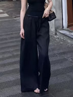 Elastic Waist Linen Trousers by Maisonvirelle
