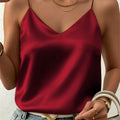 Satin Spaghetti Cami by Maisonvirelle